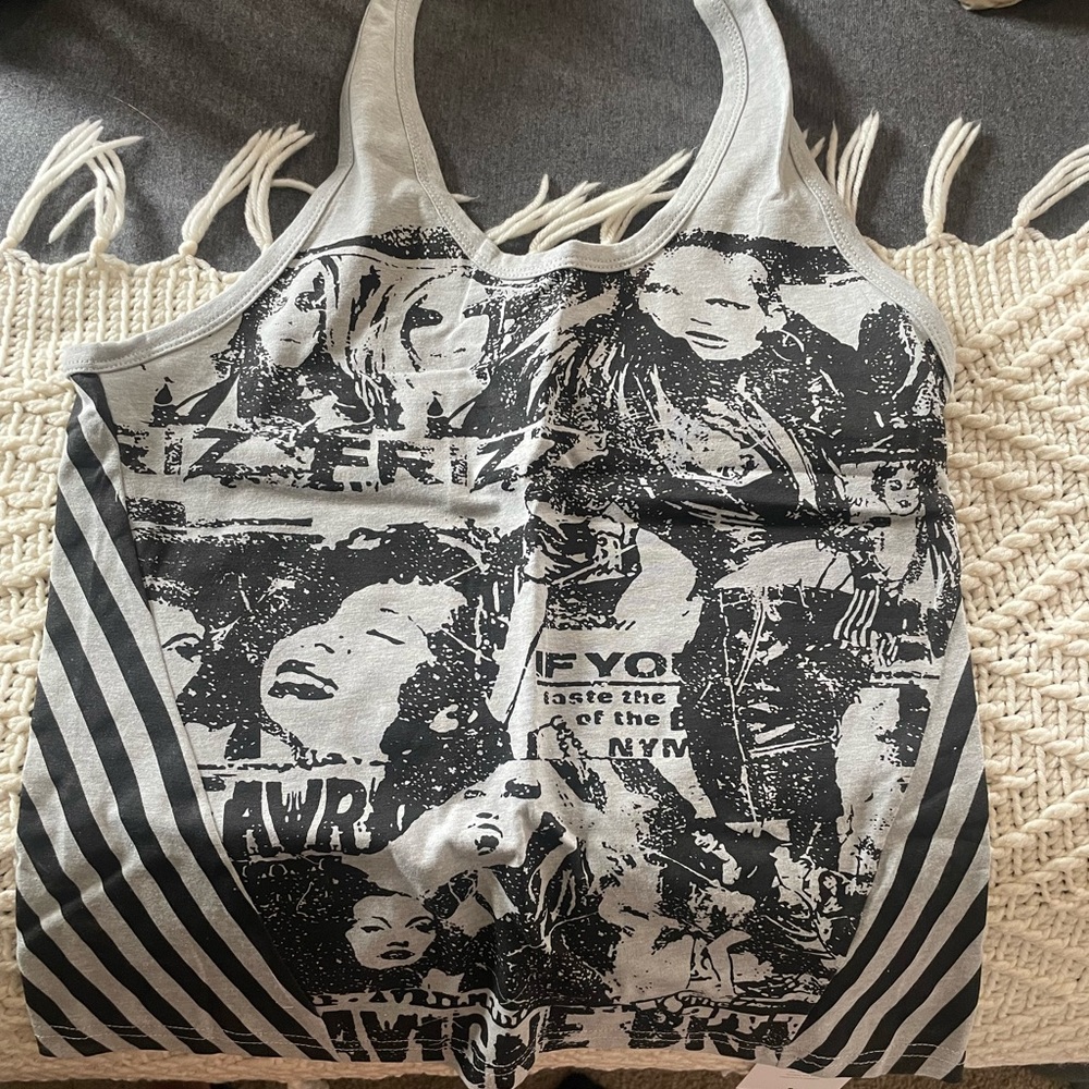 Vintage tank top rock band